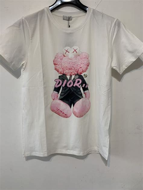 dior kaws t shirt white